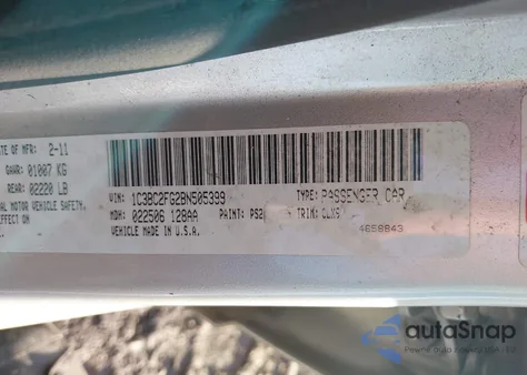 2011 Chrysler 200 Limited from USA, damaged, VIN 1C3BC2FG2BN505399